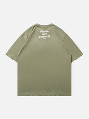 T-Shirt mit „Gloves Gestures“-Grafik
