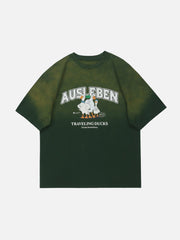 T-Shirt mit Gans-Grafik