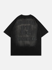Gothic Letter Washed Tee