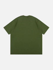 Gothic Letters Print Tee