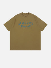 Gothic Letters Print Tee