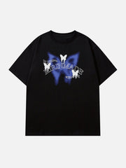 Gradient Butterflies Graphic Tee