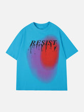 T-Shirt mit Farbverlaufsgrafik