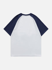 T-Shirt mit Herz- und Buchstaben-Print