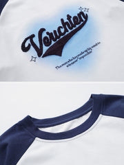 T-Shirt mit Herz- und Buchstaben-Print