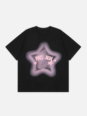 Gradient Star Print Tee