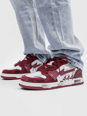 Graffiti Distressed Herz Skate Schuhe