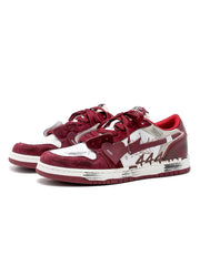 Graffiti Distressed Herz Skate Schuhe