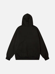 Graffiti Five-pointed Star Hoodie