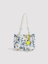 Schultertasche mit Graffiti-Einsatz