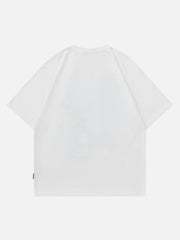 T-Shirt mit Graffiti-Print