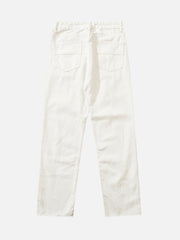 Weiße Straight Jeans mit Graffiti-Print -1184