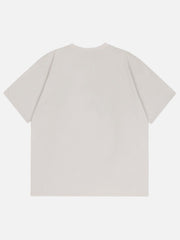HIMBLE Letter Patchwork Tee