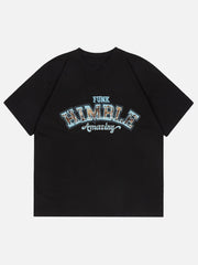 HIMBLE Letter Patchwork Tee