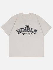 HIMBLE Letter Patchwork Tee