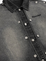 High Street – Strapazierfähige Jeansjacke im Used-Look mit Waschung – 1975