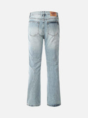 High Street Ripped Micro Flare Jeans