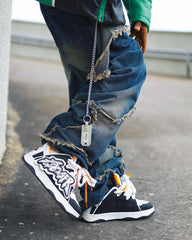 High Street Thick Bottom Board Shoes Couple Models -1591