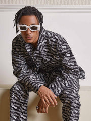 High Street Versatile Denim Suit - 1719