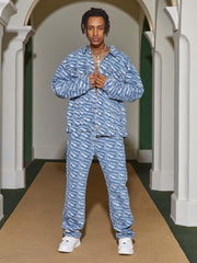 High Street Versatile Denim Suit - 1719