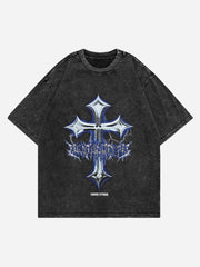 High Street – Lockeres, verwaschenes und gealtertes T-Shirt