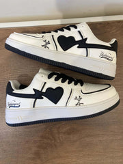 Weiße Skate-Sneakers von High Street – 1496