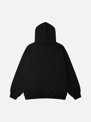 Sweat à capuche silhouette graffiti hip-hop