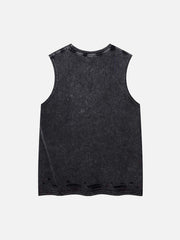 Hip-hop Letter Print Ragged Undershirt