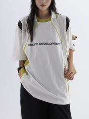 Lockeres Hip-Hop-Sport-Freizeit-T-Shirt