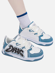 Chaussures hip-hop à blocs de couleurs et lettres - 1948