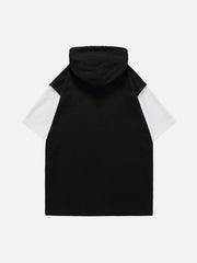 Hooded Detachable Necklace Tee