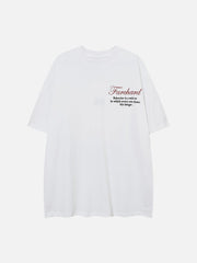 T-Shirt mit unregelmäßigem Schmetterlings-Print