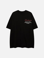 T-Shirt mit unregelmäßigem Schmetterlings-Print