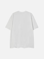 T-Shirt mit unregelmäßigem Haustier-Print