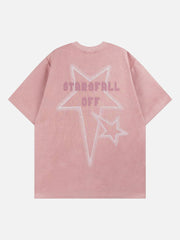 Irregular Stars Print Tee