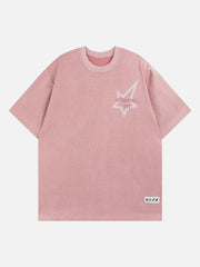 Irregular Stars Print Tee