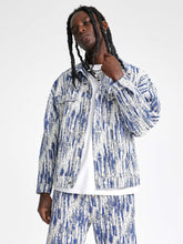 Jacquards Straight Trucker Jacket -1013