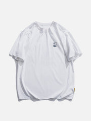 T-shirt imprimé avec polices japonaises