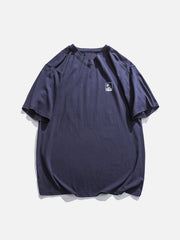 T-shirt imprimé avec polices japonaises