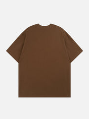 Kniendes Skelett Grafik T-Shirt