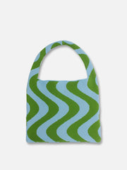 Sac à rayures en tricot