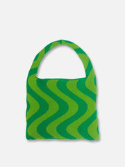 Sac à rayures en tricot