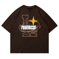 T-shirt graphique « L » avec bande dessinée