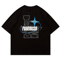 T-shirt graphique « L » avec bande dessinée