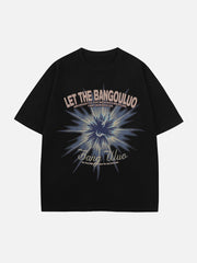 Letter Abstract Print Shorts