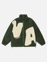Letter Appliqu��d Lambswool Jacket - 1983