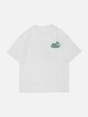 Letter Coconut Palm Print Tee