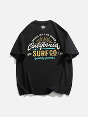 Letter Crack Print Tee