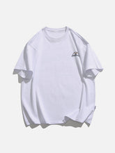 Letter Crack Print Tee