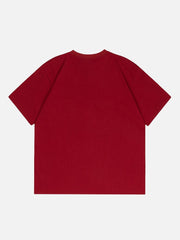 Letter Embroidery Tee